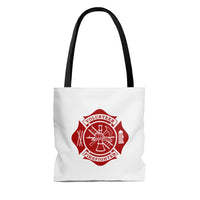 Volunteer Firefighter Maltese Cross Tote Bag - firestationstore.com - Bags