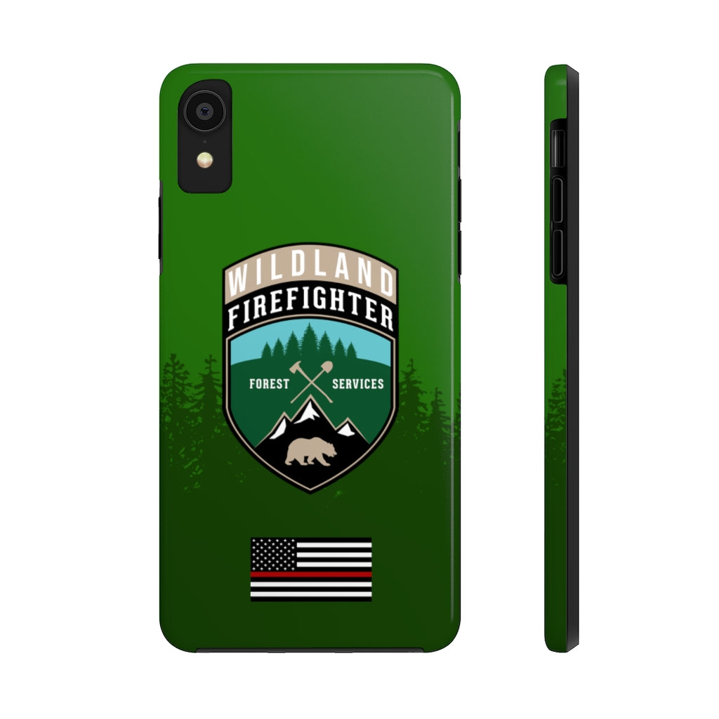 Wildland Firefighter Patch Forest Tough Phone Cases