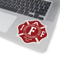 IAFF Maltese Cross Stickers - firestationstore.com - Paper products