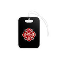 Firefighter Thin Red Line Luggage Tag - firestationstore.com