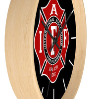 IAFF Maltese Cross Wall clock