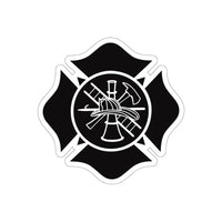 Firefighter Maltese Cross Stickers - firestationstore.com