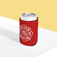 Firefighter Maltese Can Koozie Sleeve