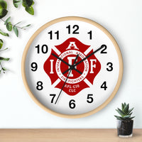 IAFF Maltese Cross Wall clock