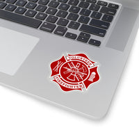 IAFF Maltese Cross Stickers - firestationstore.com - Paper products