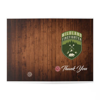 Wildland Firefighter Thank You Greeting Cards (7 pcs)