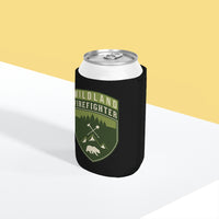 Wildland Firefighter Patch Can Koozie Sleeve