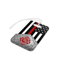 Firefighter Thin Red Line Luggage Bag Tag - firestationstore.com