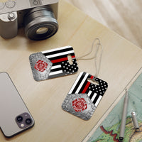 Firefighter Thin Red Line Luggage Bag Tag - firestationstore.com