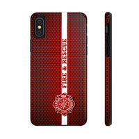 Firefighter Mesh Printed Case Mate Tough Phone Cases - firestationstore.com