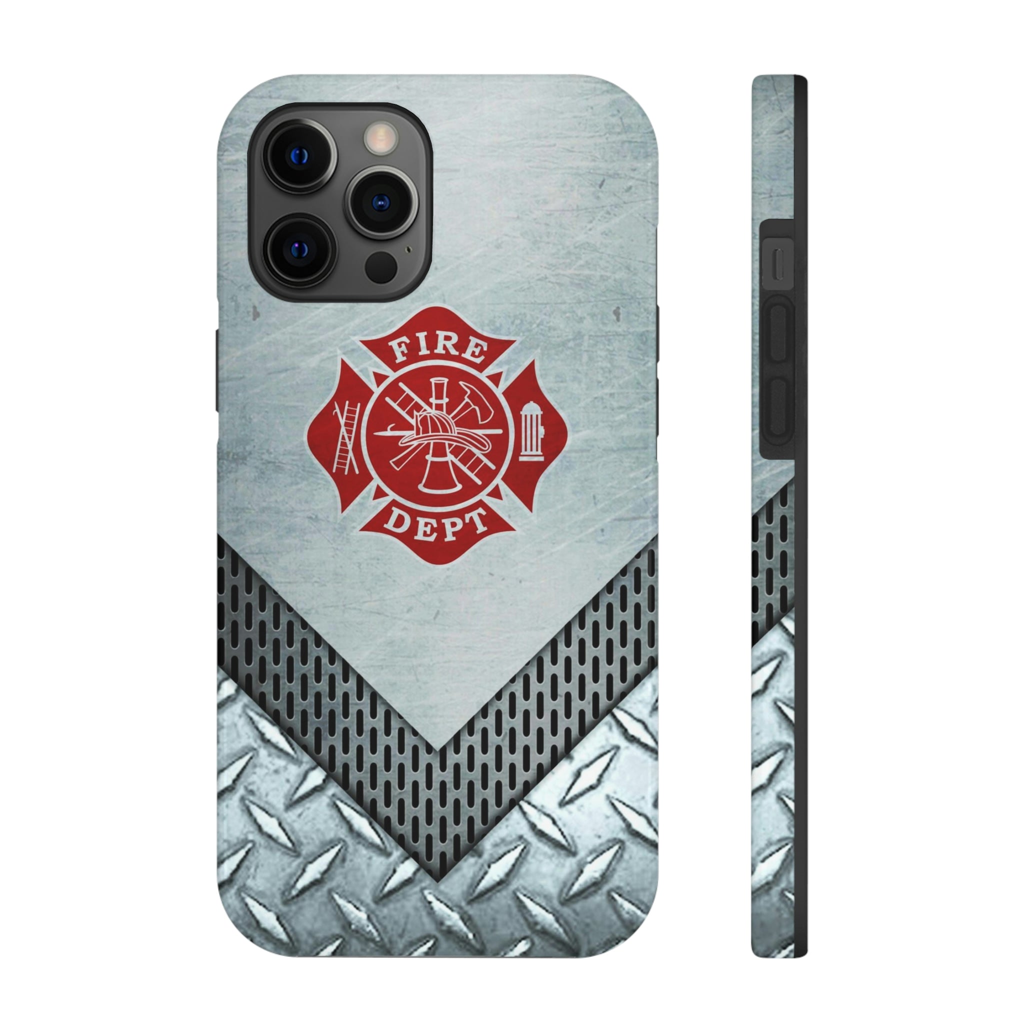 Firefighter Metalic Printed Case Mate Tough Phone Cases - firestationstore.com