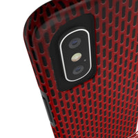 Volunteer Firefighter Mesh & Carbon Fiber Printed Case Mate Tough Phone Cases - firestationstore.com