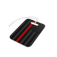 Firefighter Thin Red Line Luggage Bag Tag