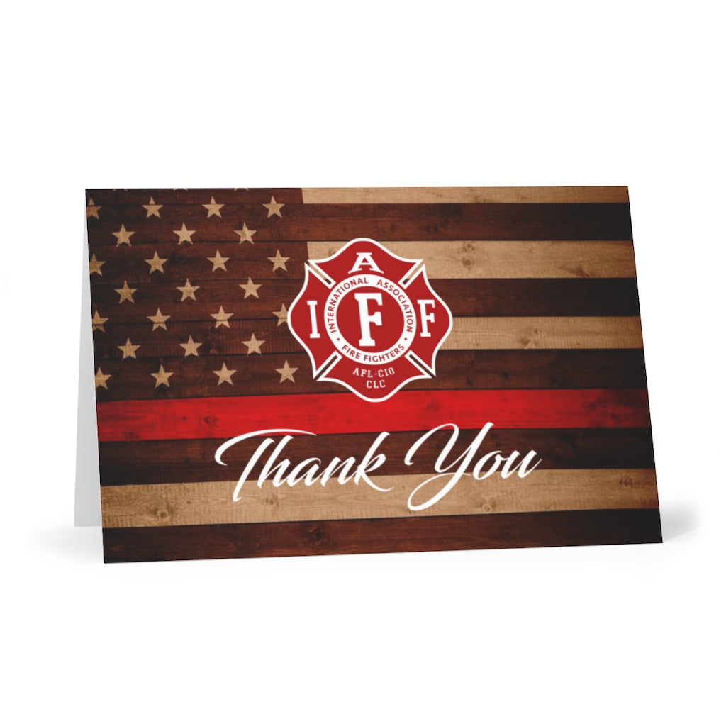 IAFF Thin Red Line Thank You Greeting Cards (7 pcs)