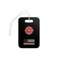 Firefighter Thin Red Line Luggage Tag - firestationstore.com