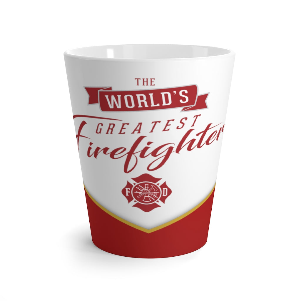 The World's Best Firefighter Latte Mug