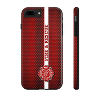 Firefighter Mesh Printed Case Mate Tough Phone Cases - firestationstore.com