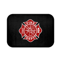 Firefighter Maltese Cross Bath Mat - firestationstore.com - Home Decor