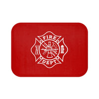 Firefighter Maltese Cross Bath Mat - firestationstore.com