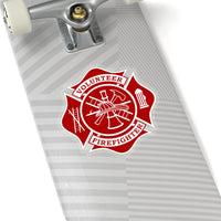 IAFF Maltese Cross Stickers - firestationstore.com - Paper products