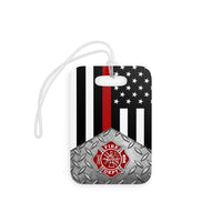 Firefighter Thin Red Line Luggage Bag Tag - firestationstore.com