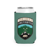 Wildland Firefighter Patch Can Koozie Sleeve