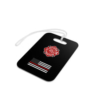 Firefighter Thin Red Line Luggage Tag - firestationstore.com