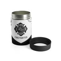 Firefighter Maltese Cross & Flames Can Holder