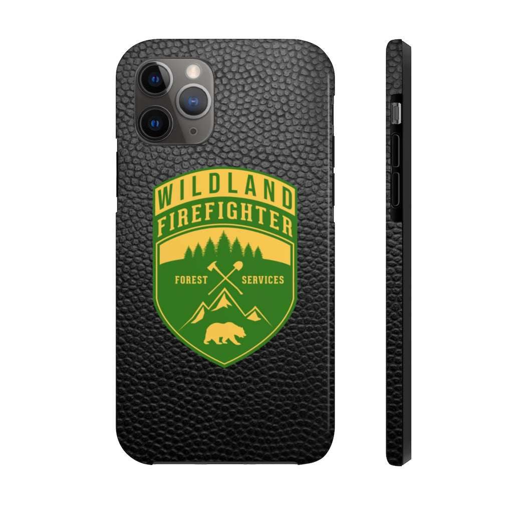 Wildland Firefighter  Patch Tough Phone Cases