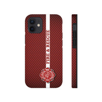 Firefighter Mesh Printed Case Mate Tough Phone Cases - firestationstore.com