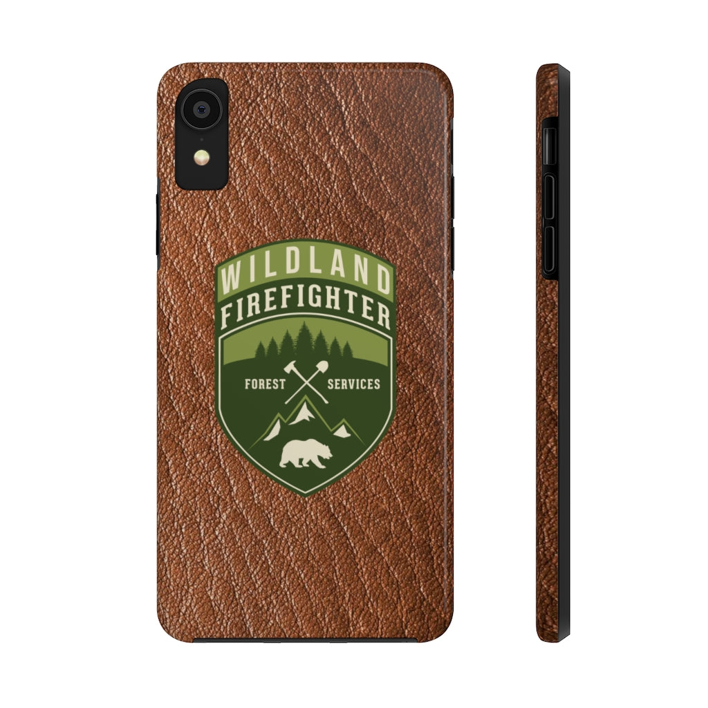 Wildland Firefighter Patch Tough Phone Cases