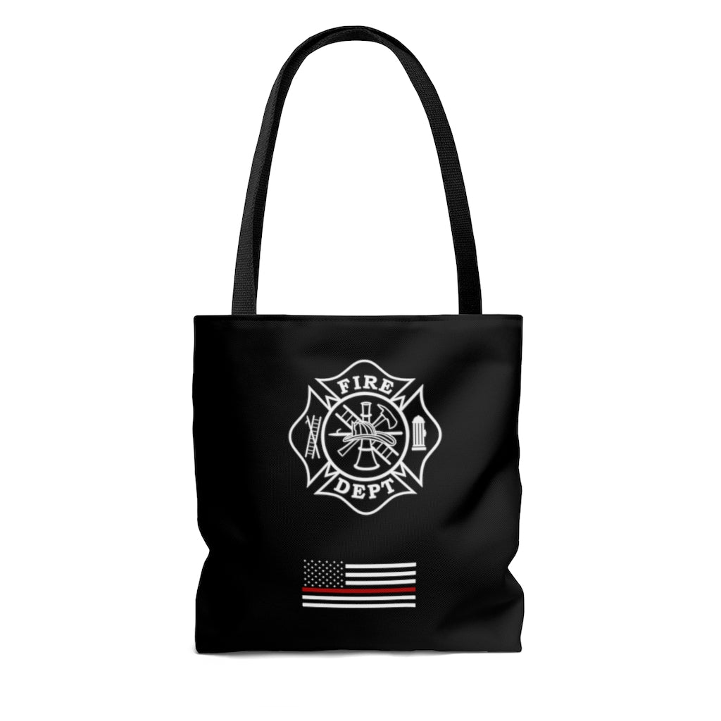 Firefighter Maltese Cross & Thin Red Line Tote Bag - firestationstore.com