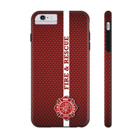 Firefighter Mesh Printed Case Mate Tough Phone Cases - firestationstore.com