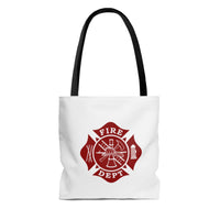 Firefighter Maltese Cross Tote Bag - firestationstore.com