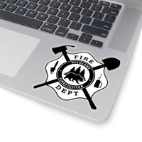 Wildland Firefighter Fire Dept Shape Cut Stickers