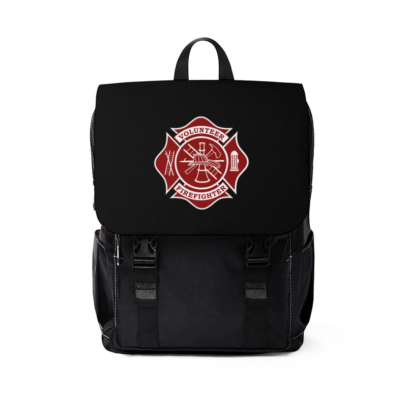 Volunteer Firefighter Unisex Casual Shoulder Backpack - firestationstore.com