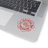 Firefighter Maltese Cross Stickers - firestationstore.com