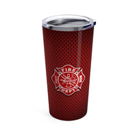 Firefighter Mesh Design Tumbler 20oz - firestationstore.com