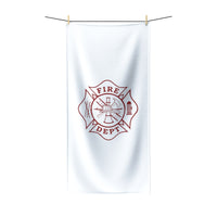 Firefighter Maltese Cross Polycotton Towel - firestationstore.com