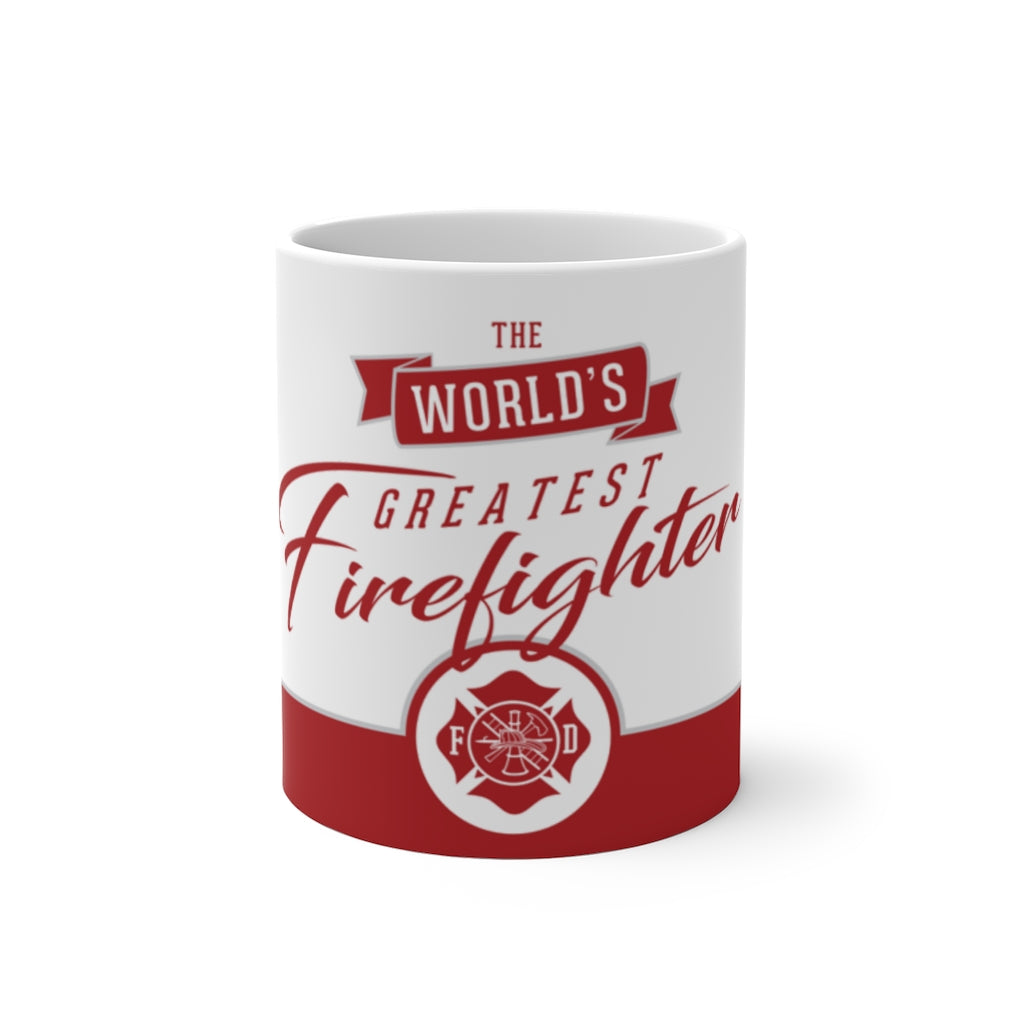 The World's Greatest Firefighter Color Changing Mug