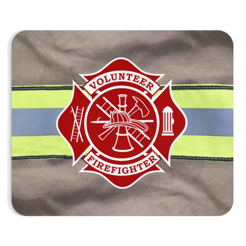 Volunteer Firefighter Maltese Cross Mousepad - firestationstore.com