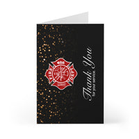 Firefighter Thank You For Your Service Greeting Cards (7 pcs)