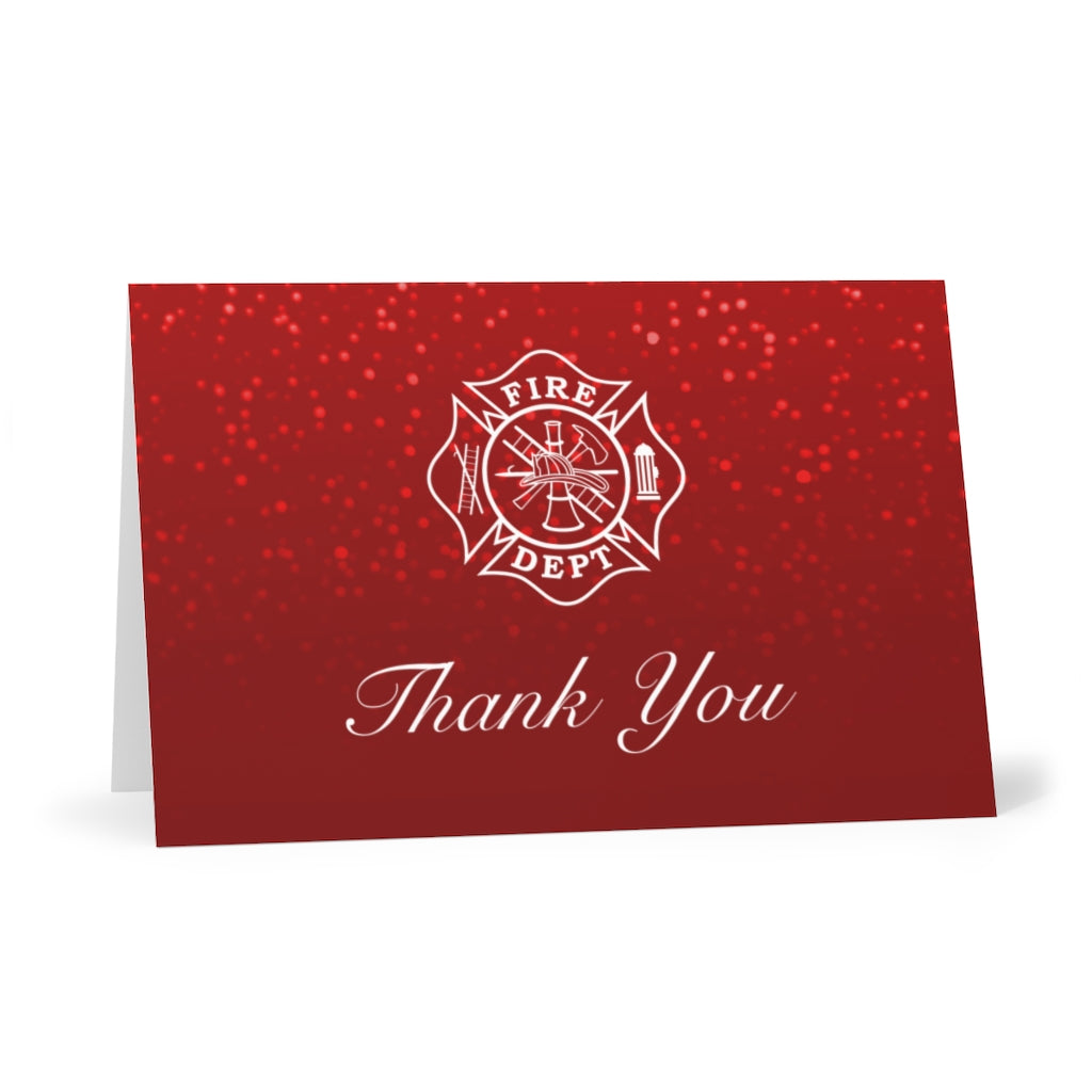 Firefighter Thank You Greeting Cards (7 pcs)