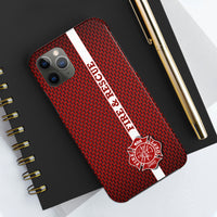 Firefighter Mesh Printed Case Mate Tough Phone Cases - firestationstore.com