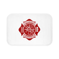 Volunteer Firefighter Maltese Cross Bath Mat - firestationstore.com